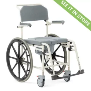 Aluminum Shower Commode Wheelchair