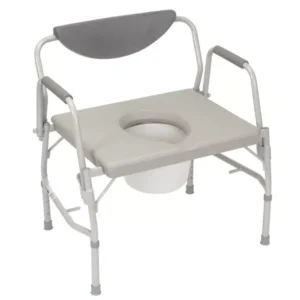 Deluxe Bariatric Drop-Arm Commode