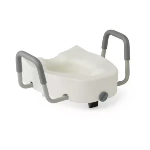Medline Elongated Locking Toilet Seat with Arms