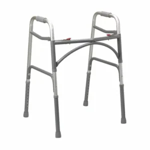 Bariatric Aluminum Folding Walker, Two Button