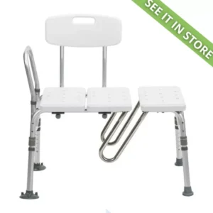 Splash Defense™ Transfer Bench with Curtain Guard Protection